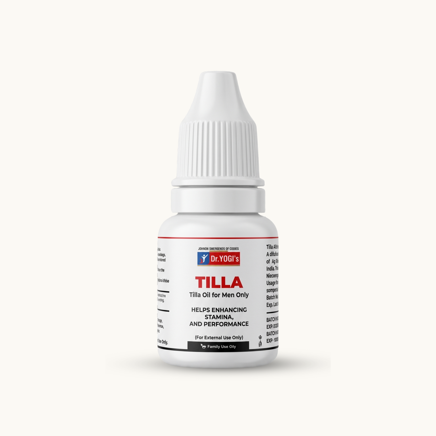 Dr. Yogi's Tilla Oil (10ml) | Concentrated Male Stamina & Vitality Oil