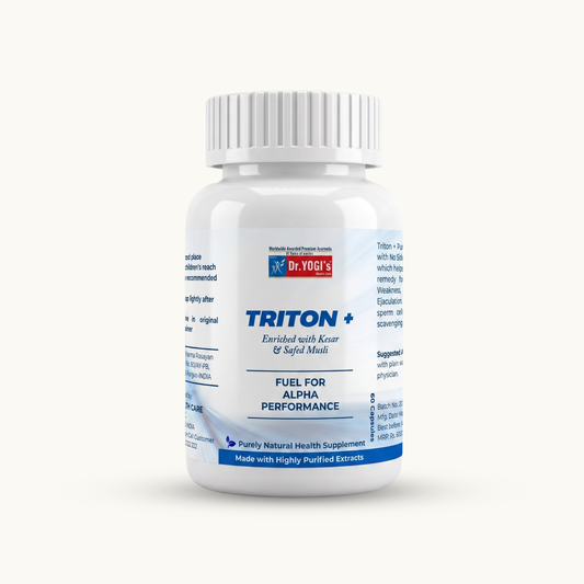 Dr. Yogi's Triton Plus (60 Capsules) | Premium Male Alpha Performance Capsules
